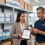 Panorama de insumos médicos en CDMX y logística de Ewafra Meds con stock de DermaSculpt y estuches de diagnóstico. Título