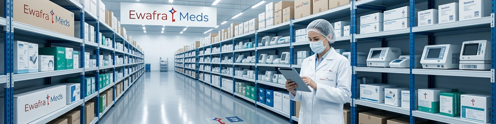 "Cumplimiento de la NOM-005-SSA3-2010 en distribuidoras de insumos médicos en México, almacén optimizado por Ewafra."
