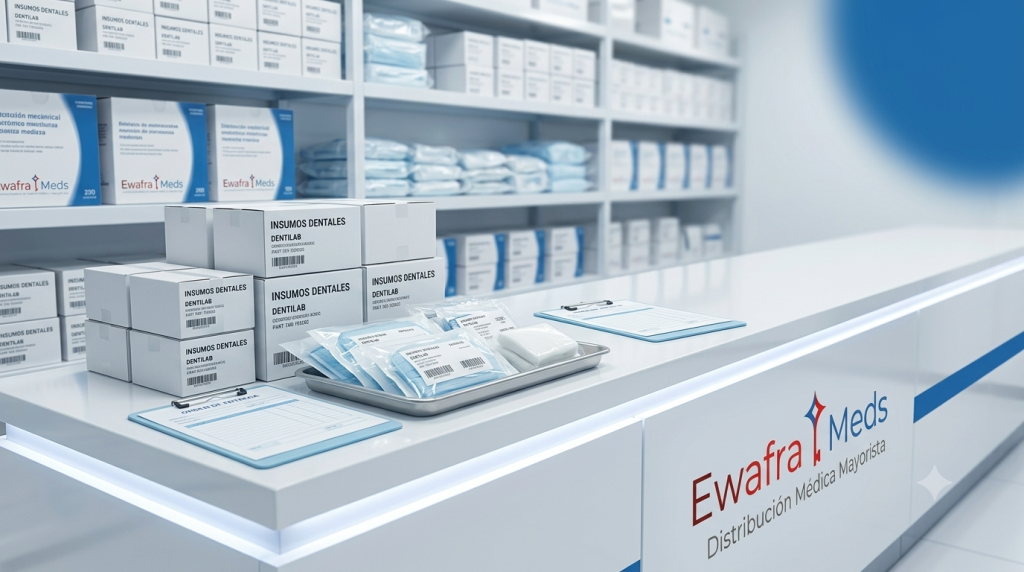 Almacén de insumos odontológicos al mayoreo en CDMX listos para entrega puntual a consultorios, por Ewafra Meds