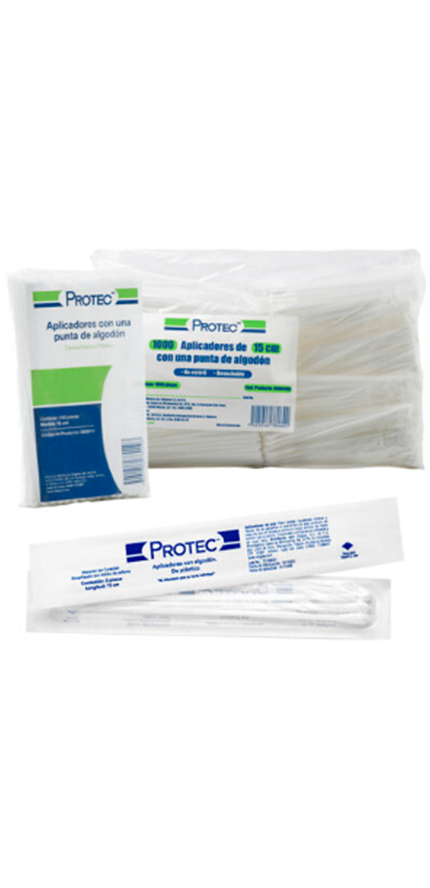 Aplicadores de Plástico con punta del Algodón Protec | DEGASA | EWAFRA