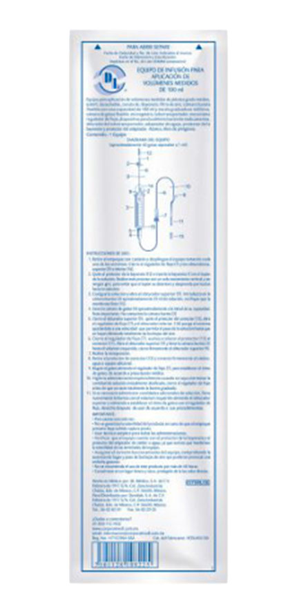 Equipo De Infusión para Volumenes Médicos| Dentilab | EWAFRA
